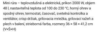 Predám elektrickú rúru ECG ET 20482 Stainless - 5
