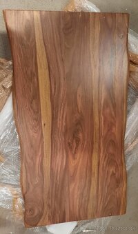 Konferenčný stolík z masívu 110 cm palisander - 5