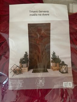 Vianočná veľká mašľa na dvere - 5