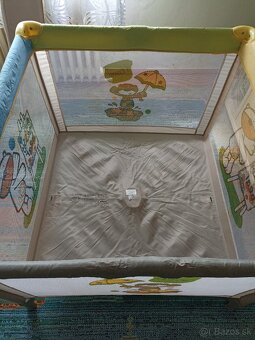 Detská ohrádka / postielka Amalfy, skladacia prenosná - 5