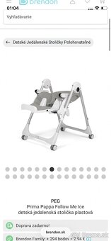 Detská jedálenská stolička multifunkčná 3+ - 5