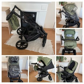 predám kočík RIKO Nesa, jungle / zelený - 5