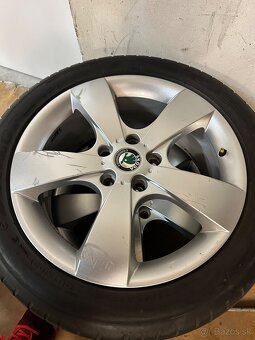 Kolesá 5x112 r17 letné pneumatiky - 5