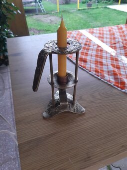 Svietnik ,pleteny kosik - 5