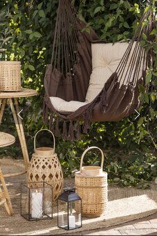 Závesné hojdacie kreslo Melange Tassels - 5