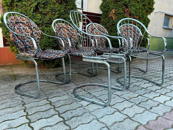 Chrómové stoličky Gastone Rinaldi - 5