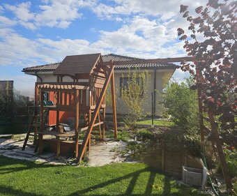 Detské drevené ihrisko-preliezky - 5