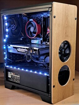 Predám estetický Herný počítač s AMD Ryzen 5 5500 - 5