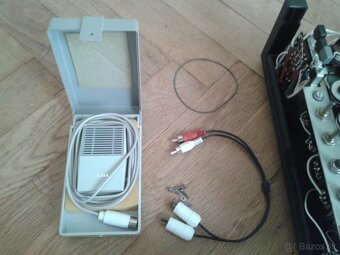 kotúčový magnetofón Tesla B70 + mikrofón Tesla AMD 105 - 5