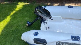 Predám závesný lodný motor Yamaha 2 HP plus gumový Cln s lam - 5