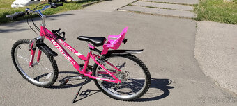 bicykel Ammaco Sienna 24″ so sedačkou pre bábiky, ako nový - 5
