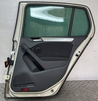 VW Golf VI 6 HB 2008-12 pravé zadné dvere - 5