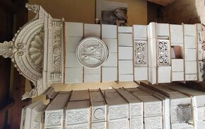 Kachlova pec starožitná - 5