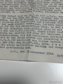 WW2 Originál dokument (wehrmacht) - 5