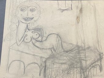 Starý obrázek za sklem - 5