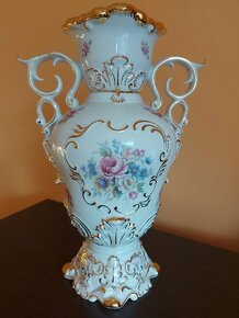 Váza Baroko-Holohaza porcelan - 5