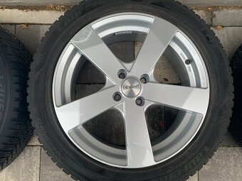 DEZENT elektróny 4x100 R17 + 205/55 R17 zimné pneu Laufen - 5