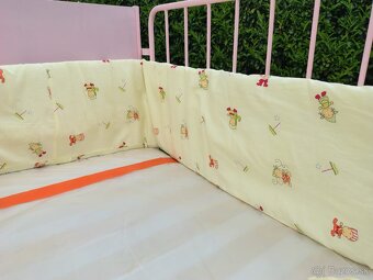 Retro detska postieľka ružová - 5