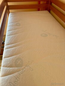 Detská drevená poschodová jednolôžková posteľ - 5