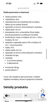 Sedačka v petrolejovej farbe - 5
