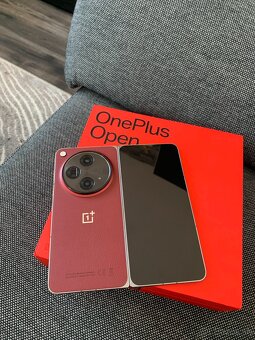 Oneplus Open 16Gb/1Tb v červenej eko koži - 5