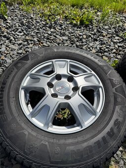Kolesá DEZENT Van 6x130 ET62 + zimné pneu 225/75 r16 C - 5