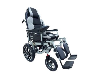 elektrický invalidný vozík XL 53cm do170kg novy 10km/h - 5