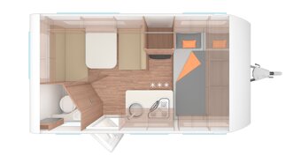 Karavan Weinsberg 390QD ,rok 2022 , 850/1100kg - 5