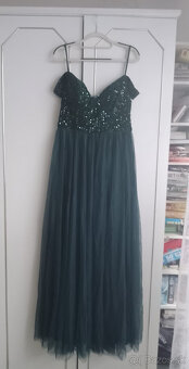 Spoločenské šaty zelené - 5