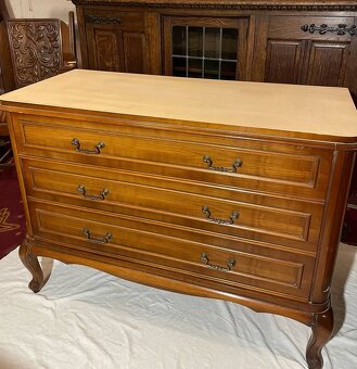 stylova komoda, masiv, bazar, v 81 cm, s 110 cm, h 49 cm - 5