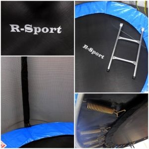Trampolína do záhrady 6FT 183 cm s ochrannou sieťou a rebrík - 5