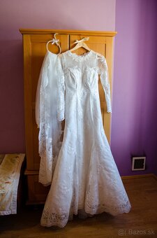 Svadobné šaty na mieru s 2m závojom – variabilné, elegantné, - 5