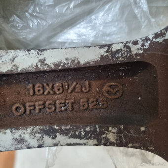 Hliníkové Mazda disky 5x114,3 R16 6,5J ET52.5 - 5