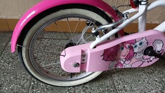 detsky bicykel b-twin docto girl 500 16 palcove kolesa - 5