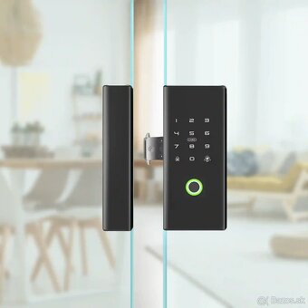 smart glass door lock inteligentný zámok - 5