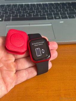 Apple Watch 9 41mm RED Lte Cellular - záruka, nepoužívané - 5
