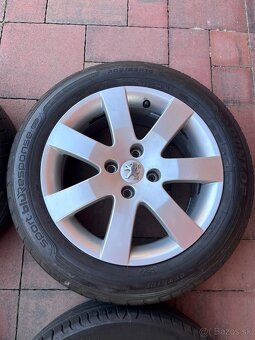 Orig. hliníkové disky Peugeot R16, 4x108 - 5