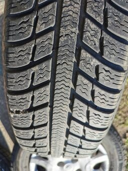 Plechové disky 4x100 + zimné pneumatiky - 5