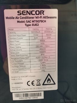 Mobilna klimatizacia sencor - 5