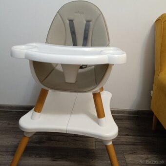 Jedálenská Stolička na kŕmenie 3v1 aj na kreslenie - 5
