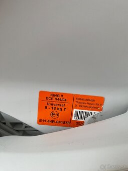 Autosedačka Britax römer King II + Summer cover - 5