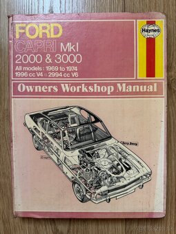 FORD CAPRI originální montážní manualy servisní příručky - 5
