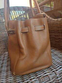 Hermés Birkin hnedá kožená kabela taška - 5