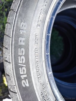 Predám 4 ks pneu Continental 215/55 r18 - 5