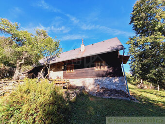 Tradičná zrekonštruovaná drevenica na okraji obce Nesluša. - 5