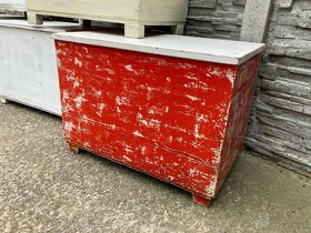 Truhlica / botník vintage - 5