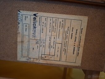 Retro vintage zásuvkova skrinka originalny kusok - 5