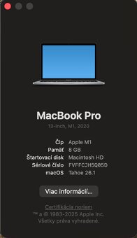Apple MacBook pro M1 touchbar - 5