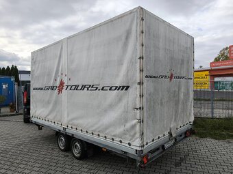 Nákladný príves UNIKOL s plachtou, nosnosť 2420 kg - 5