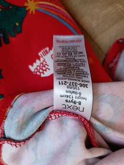 Vianočné pyzamo veľ.134 - 5